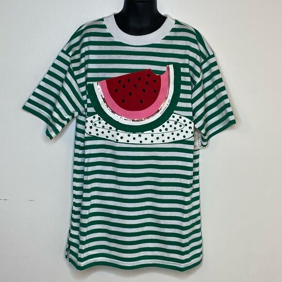 NWT Retro 1990s Zoodles Sequin‎ Watemelon T-Shirt Leggings - Picture 2 of 15